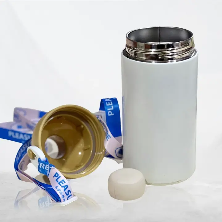 500ml Cartoon Kids Water Bottle – Insulated Stainless Steel Flask with Strap | Keeps Water Cold for 8 Hours