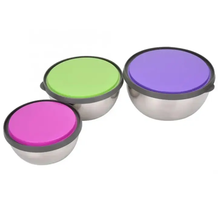 Food Storage Box Container, Metal Bowls Heat Resistant Lunch Box Healthy for Lunch Kit and Salad