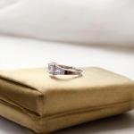 Adjustable Modern Design Moissanite Ring - 1 Pc in 925 Sterling Silver