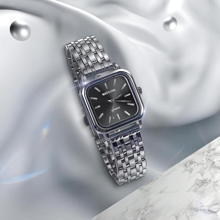 Square Watch Women's Light Luxury Niche High-end 2025 New Style Simple Elegant Student Ins Style Small Women's Watch