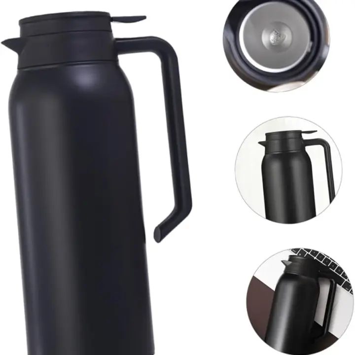 1.5L Vacuum Insulated Thermal Jug – Hot & Cold Flask with Handle | Leak-Proof Coffee & Tea Thermos