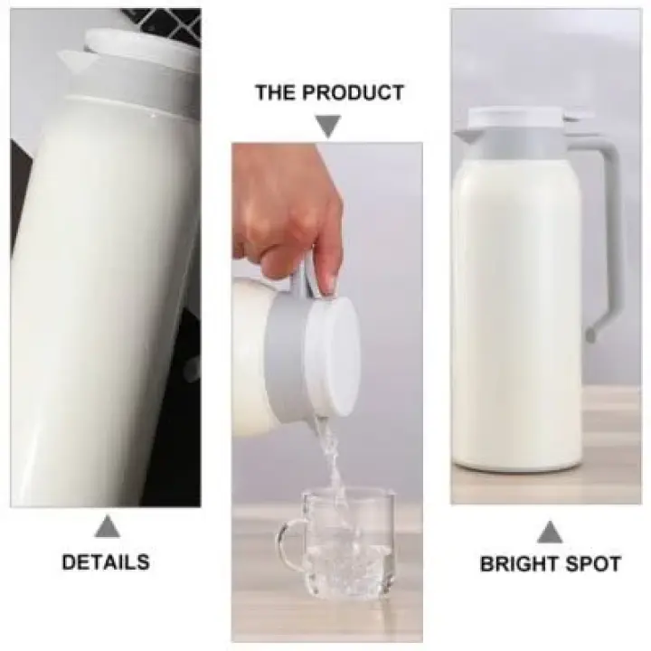 1.5L Vacuum Insulated Thermal Jug – Hot & Cold Flask with Handle | Leak-Proof Coffee & Tea Thermos