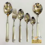 29 Pcs Stainless Steel Cutlery Set with Stand – Elegant Spoon, Fork & Knife Set for Dining